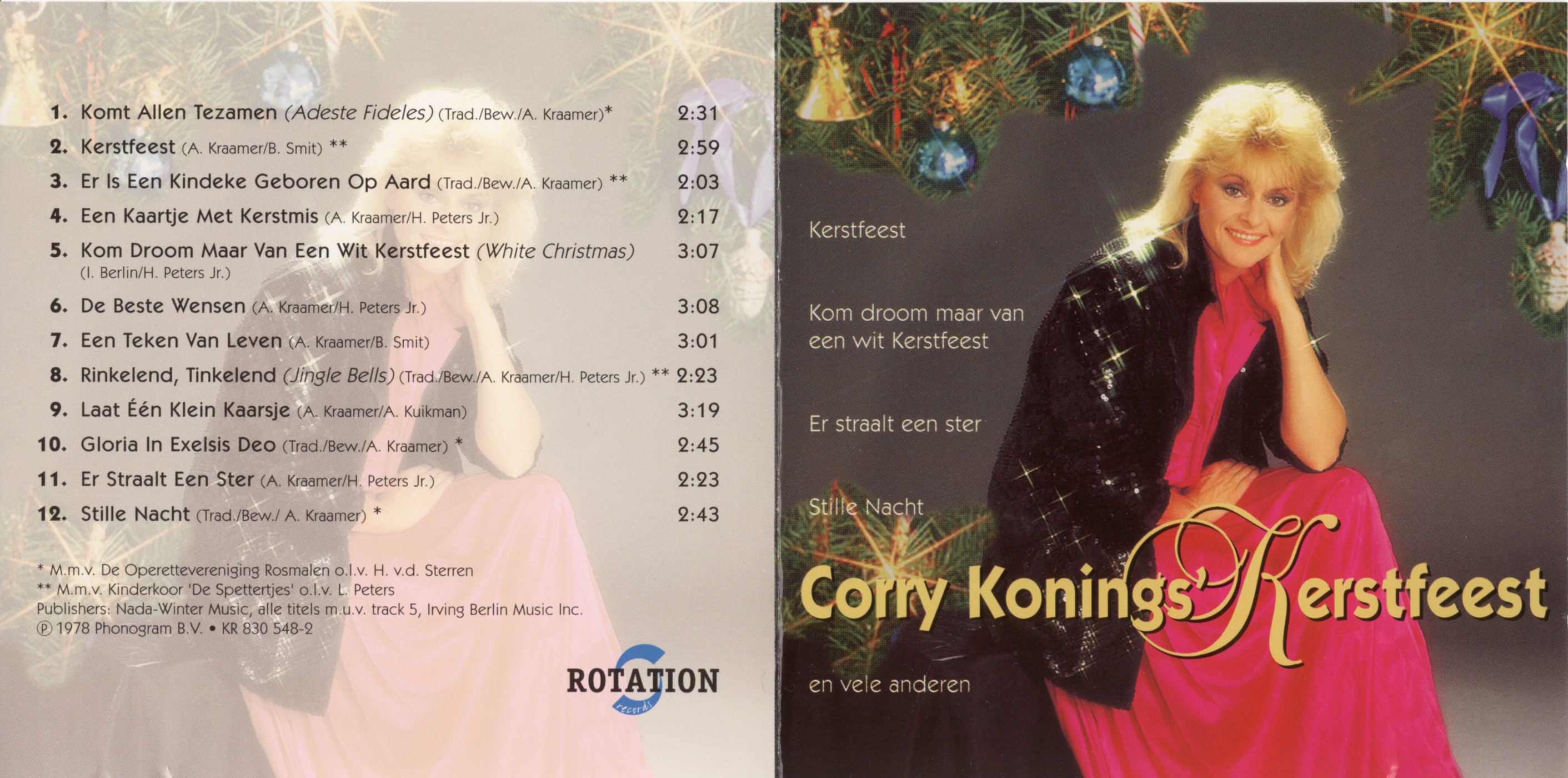 Corry Konings  Kerstfeest : Front